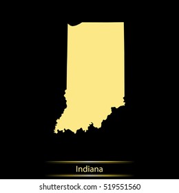 map of Indiana