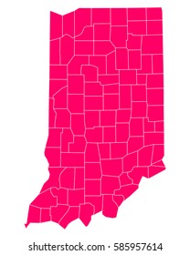 Map of Indiana