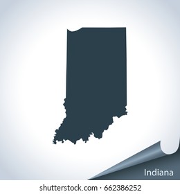 map of Indiana