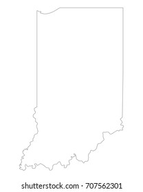 Map of Indiana