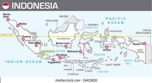 Map of Indonesia