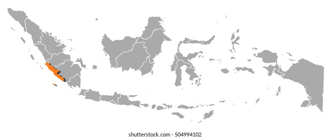 Map - Indonesia, Bengkulu