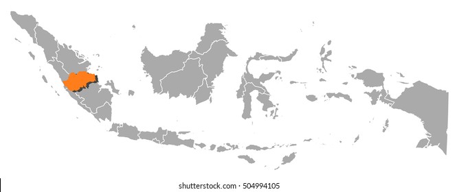 Map - Indonesia, Jambi