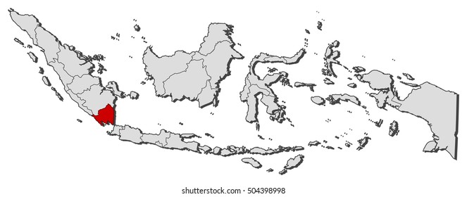 Map - Indonesia, Lampung