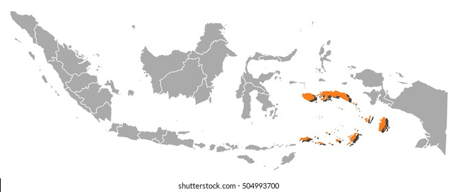 Map - Indonesia, Maluku