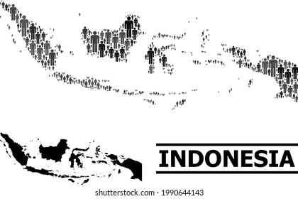 Map Indonesia Political Propaganda Vector Demographics Stock Vector ...