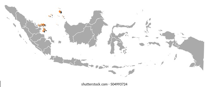 Map - Indonesia, Riau Islands
