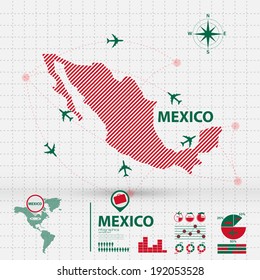 Mapa mexico usa Images, Stock Photos & Vectors | Shutterstock