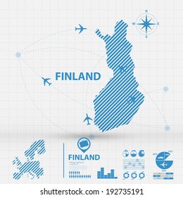 map infographic