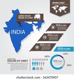 3,379 India Map Infographic Images, Stock Photos & Vectors 