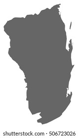 Map - Inhambane (Mozambique)