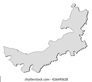 Map - Inner Mongolia (China)