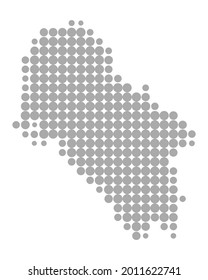 Map of Ios as vector illustration