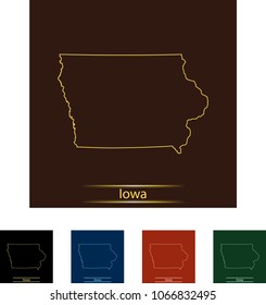 map of Iowa