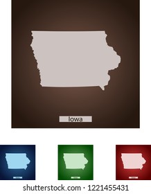 map of Iowa