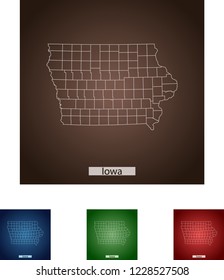 map of Iowa