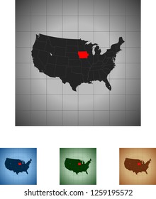 map of Iowa