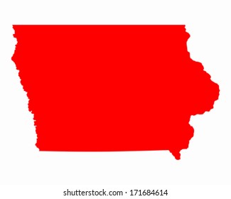 Map of Iowa