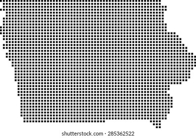 map of Iowa