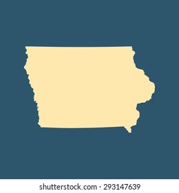 map of Iowa