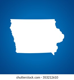 map of Iowa