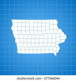 map of Iowa