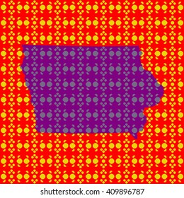 map of Iowa