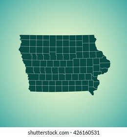 map of Iowa