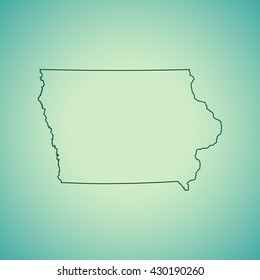 map of Iowa