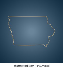 map of Iowa