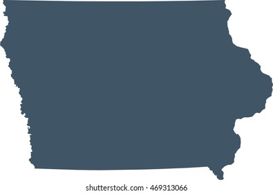 2,708 Iowa state outline Images, Stock Photos & Vectors | Shutterstock