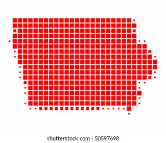 Map of Iowa