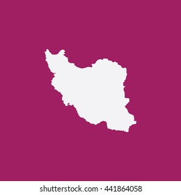 Map of Iran Vector Illustration