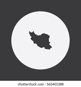 Map of Iran Vector Illustration