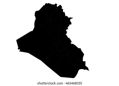 Map of iraq