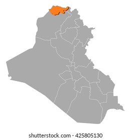 Map - Iraq, Dohuk