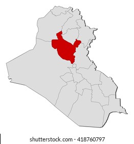 Map - Iraq, Salah ad Din