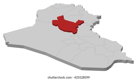 Map - Iraq, Salah ad Din