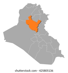 Map - Iraq, Salah ad Din