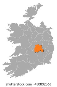 Map - Ireland, Laois