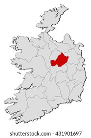 Map - Ireland, Westmeath