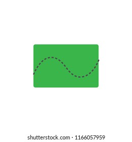 Map isolated color icon, vector illustration design. Logistics collection.