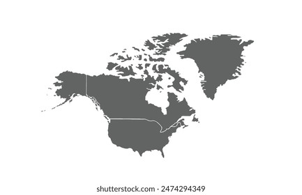 map isolated on white background. for website layouts, background, education, precise, customizable, Travel worldwide, map silhouette backdrop, earth geography, political, reports.