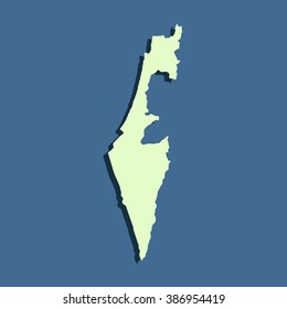 map of Israel