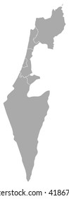 Map of Israel