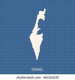 map of Israel