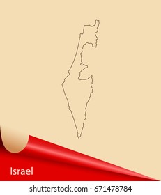 map of Israel