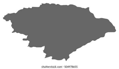Map - Issyk Kul (Kyrgyzstan)