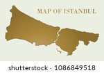 Map of Istanbul vector