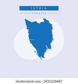 Map - Istria (Croatia),Map - Istria vector